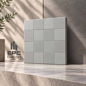 موزاییک پلیمری طرح کسری (شطرنجی) ۵۰×۵۰ EPCbeton