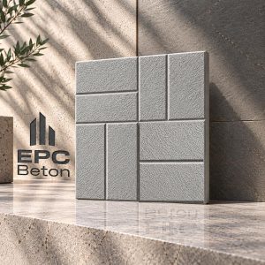 موزاییک پلیمری طرح خشتی ۵۰×۵۰ EPCbeton